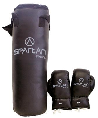 Boxovací set Spartan rukavice + pytel 8 kg