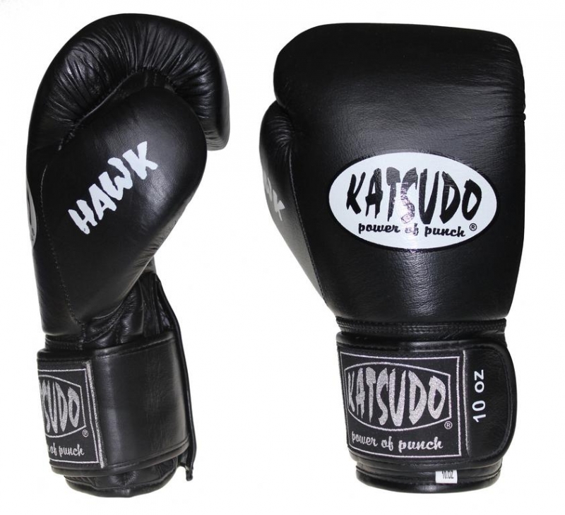 Boxovacie rukavice Katsudo HAWK čierne